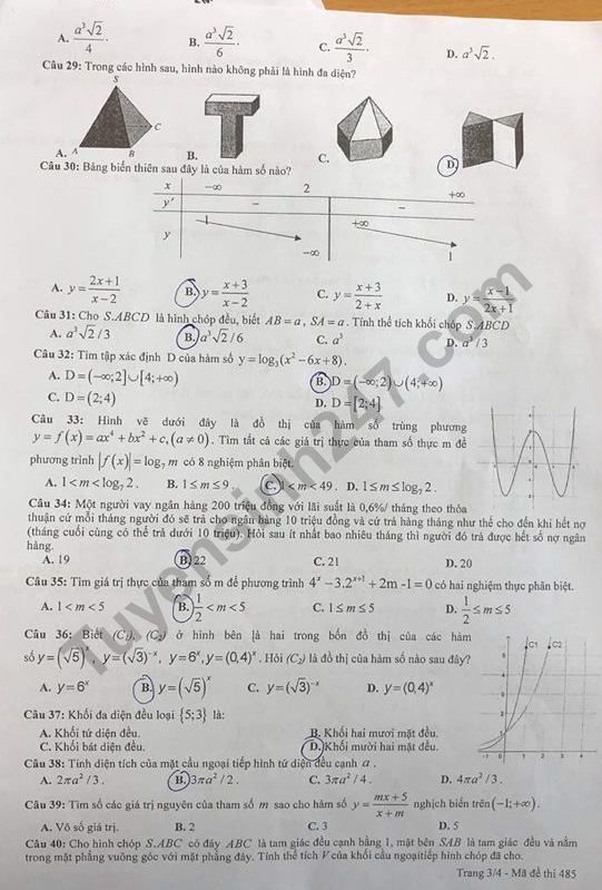 De thi ki 1 lop 12 mon Toan 2018 - THPT Chuyen Amsterdam