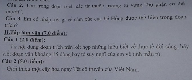 De thi ki 1 lop 8 mon Van 2018 - Kinh Mon