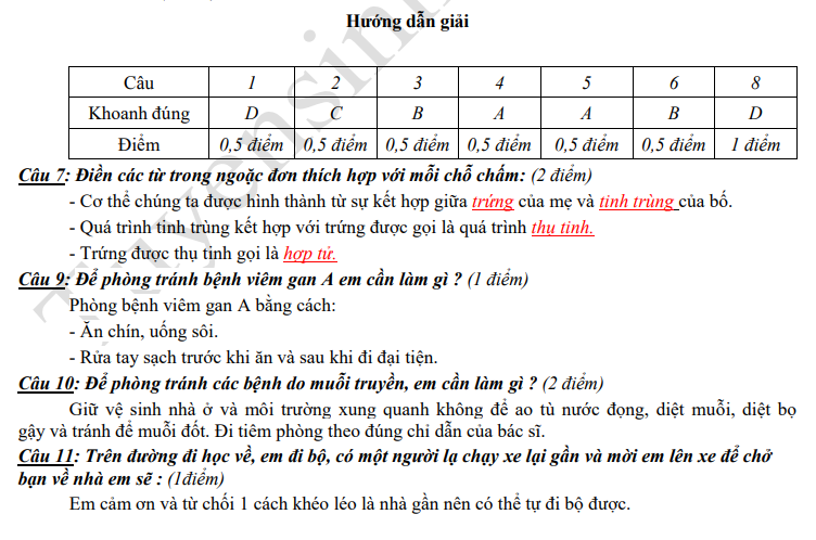 De thi ki 1 lop 5 mon Khoa hoc 2018 - TH Tran Thoi 2