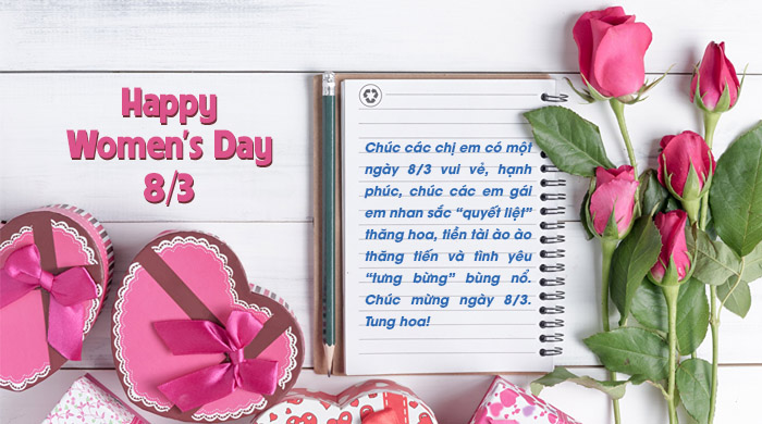 Nhung tam thiep chuc mung ngay Quoc te phu nu 8/3 y nghia nhat