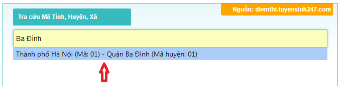 Danh sach ma tinh, ma huyen, ma xa nam 2025
