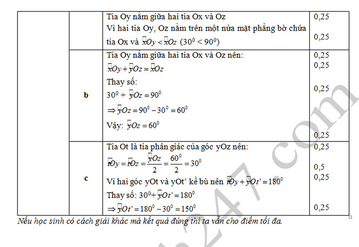 De thi hoc ki 2 mon Toan lop 6 - THCS Tra Vinh 2019