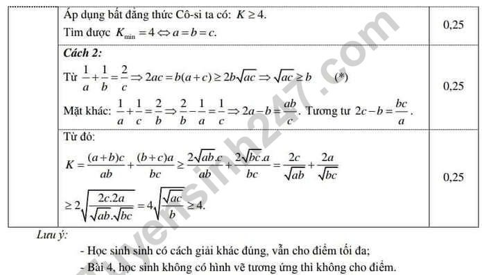 De thi ki 2 lop 9 mon Toan Quan Hoan Kiem 2019 - Co dap an