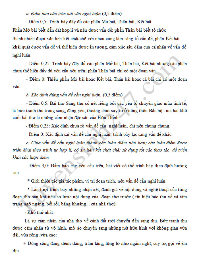 De thi hoc ki 2 mon Van lop 9 - THCS Pho Thanh 2019