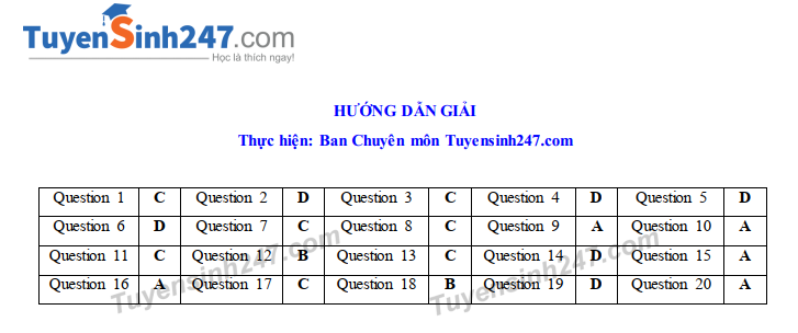 Dap an de thi vao lop 10 mon Tong hop nam 2019 So GD Nghe An