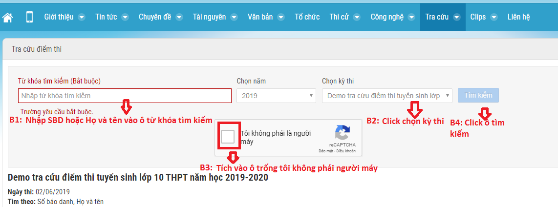 Tra cuu diem thi vao lop 10 Bac Giang nam 2019