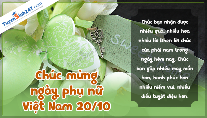 Bo thiep chuc mung ngay phu nu Viet Nam 20/10 y nghia