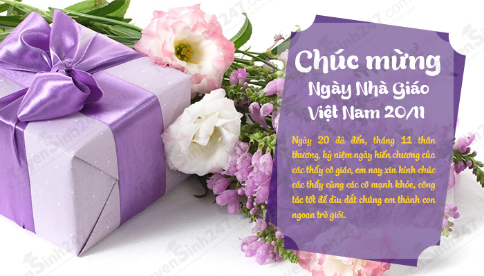 Bo thiep chuc mung ngay nha giao Viet Nam 20/11 y nghia