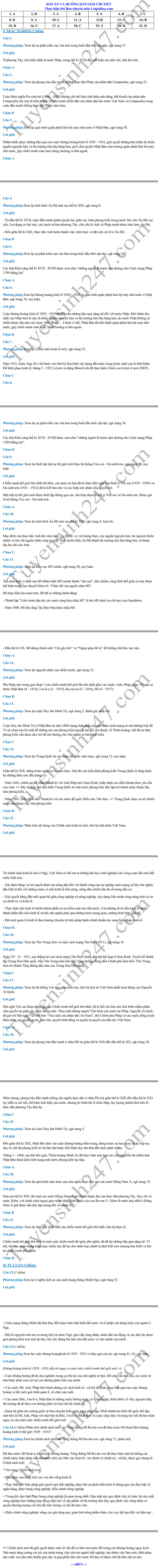 De thi ki 1 lop 11 mon Su nam 2019 - THPT Ton Duc Thang