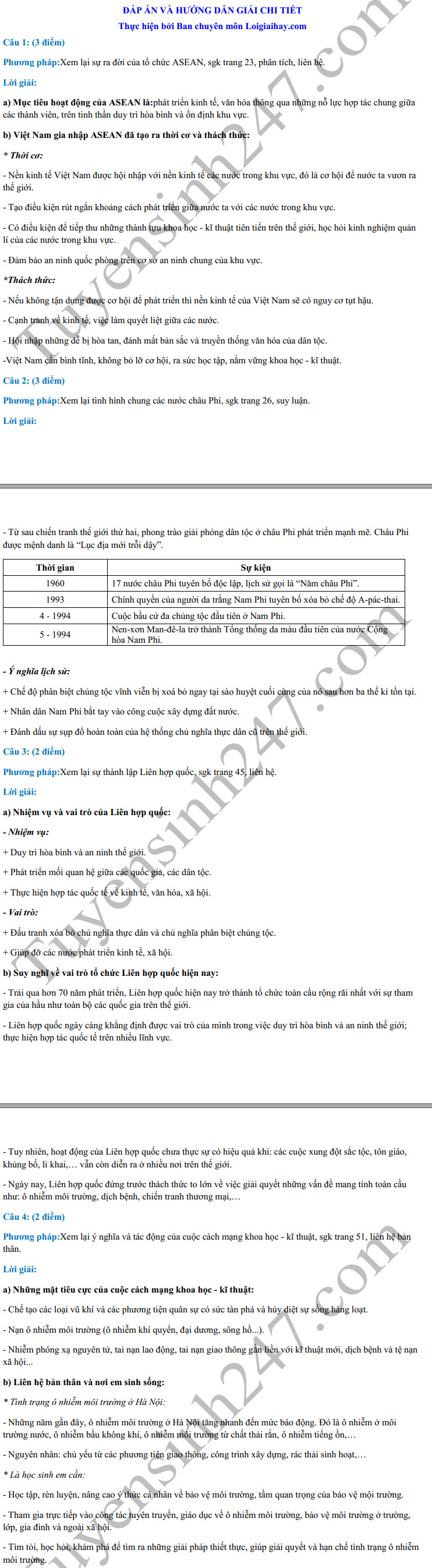 De thi hoc ki 1 mon Su lop 9 THCS Phong Phu nam 2019