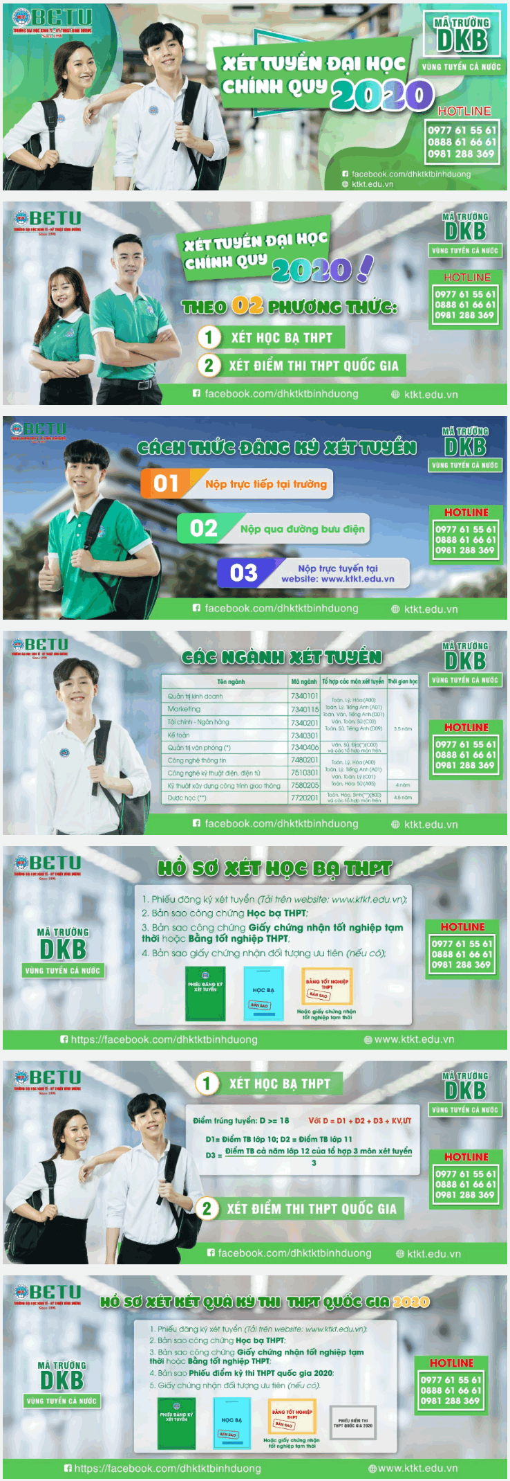 Dai hoc Kinh te ky thuat Binh Duong tuyen sinh nam 2020