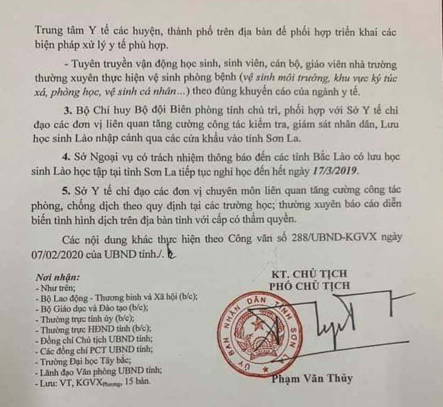 Tinh dau tien cho hoc sinh THPT tiep tuc nghi het ngay 17/3 sau 1 ngay di hoc