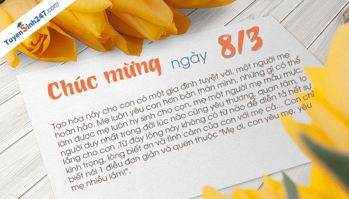 Bo thiep chuc mung 8/3 ngay Quoc te phu nu dep nhat