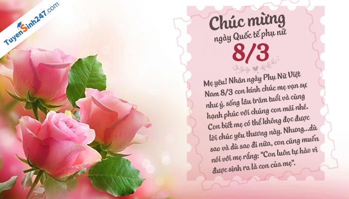Bo thiep chuc mung 8/3 ngay Quoc te phu nu dep nhat