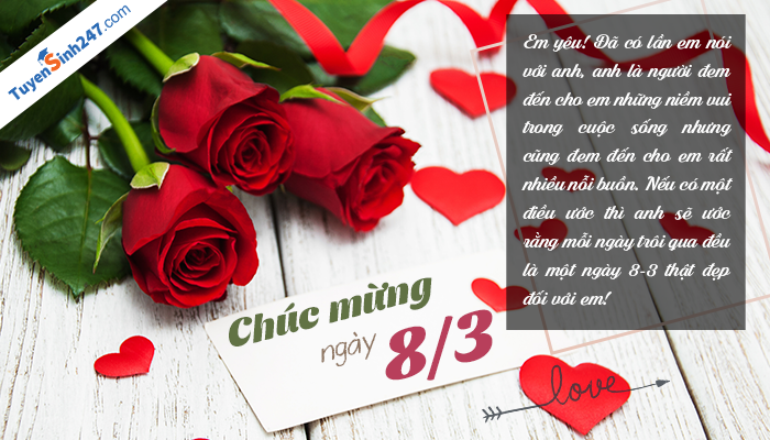 Bo thiep chuc mung 8/3 ngay Quoc te phu nu dep nhat
