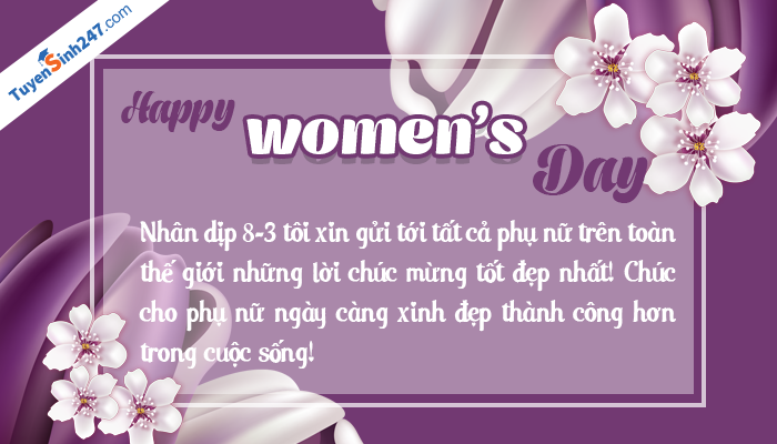 Bo thiep chuc mung 8/3 ngay Quoc te phu nu dep nhat