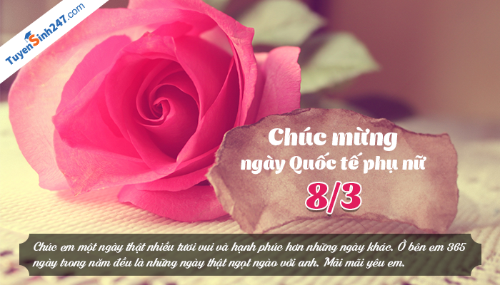Bo thiep chuc mung 8/3 ngay Quoc te phu nu dep nhat