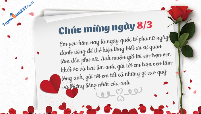 Bo thiep chuc mung 8/3 ngay Quoc te phu nu dep nhat