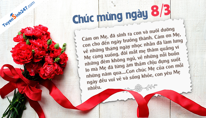 Bo thiep chuc mung 8/3 ngay Quoc te phu nu dep nhat