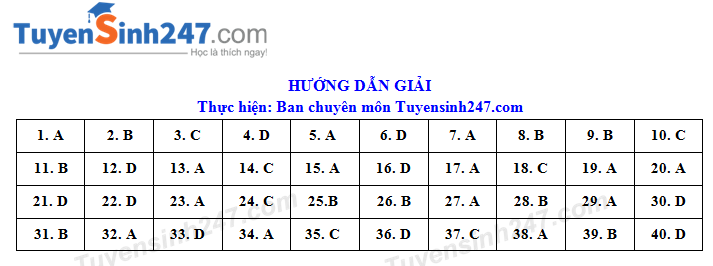 Huong dan giai de thi minh hoa mon Su THPTQG 2020