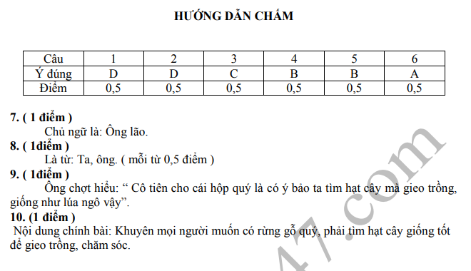 De thi giua ki 2 mon Tieng Viet lop 5 - TH Tan Hiep 2020