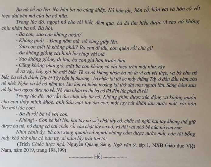 Dap an de thi vao lop 10 mon Van - Hai Phong 2020