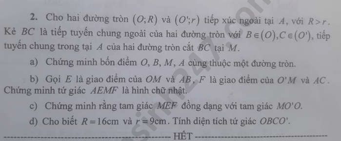 Dap an de thi mon Toan vao lop 10 tinh Tien Giang nam 2020