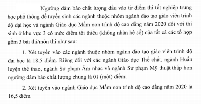 Diem san xet tuyen nam 2020 Dai hoc Cong nghe Mien Dong
