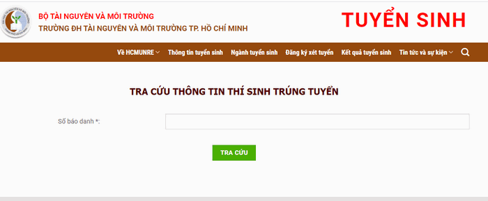 DS trung tuyen 2020 DH Tai Nguyen va Moi Truong TPHCM