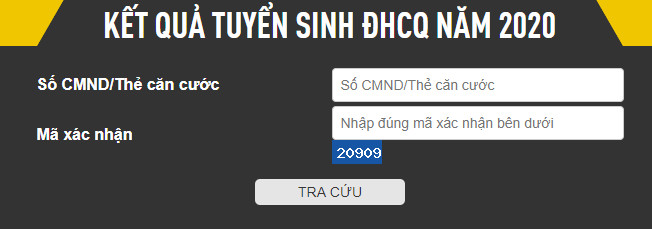 Tra cuu ket qua trung tuyen DH Cong Nghe-DHQG Ha Noi 2020