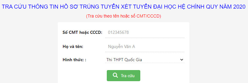 Tra cuu ket qua trung tuyen DH Y Te Cong Cong 2020