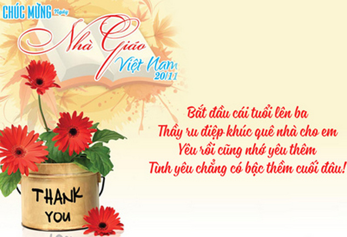 25 bai tho hay va doc dao nhat tang thay co ngay 20/11