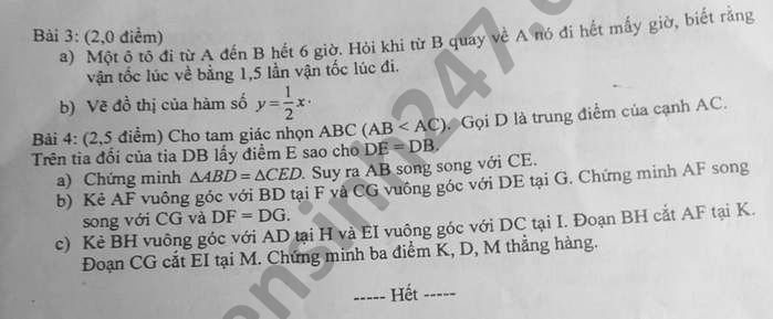 De thi hoc ki 1 nam 2020 Toan lop 7 Phong GD TP Dong Xoai