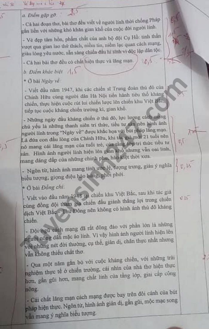Dap an de thi chon hoc sinh gioi Quan Van lop 9 Quan Duong Kinh
