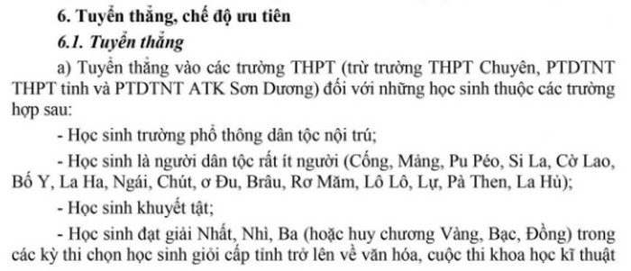 Thong tin tuyen sinh vao lop 10 Tuyen Quang 2021