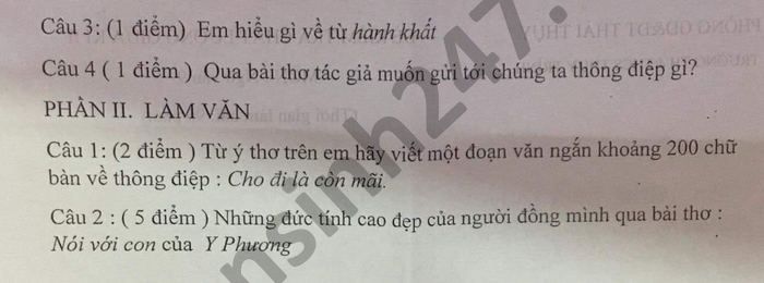 De thi giua ki 2 nam 2021 TH-THCS Thuy Trinh mon Van lop 9