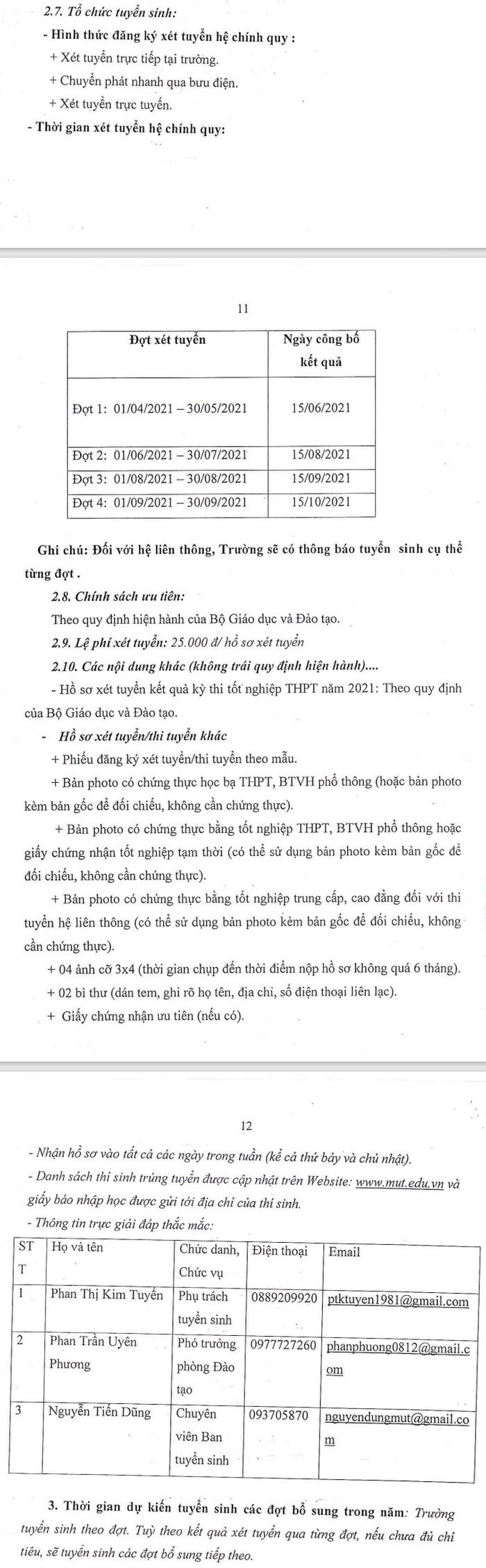 Dai hoc Cong nghe Mien Dong tuyen sinh nam 2021