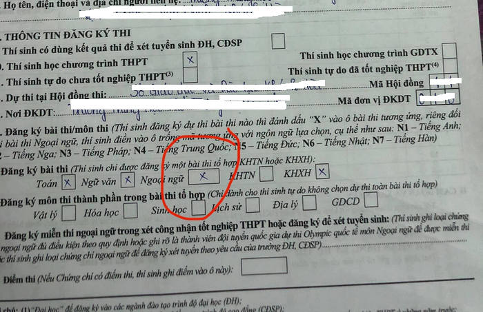 Nhung loi sai phai lam lai ho so thi tot nghiep THPT 2021