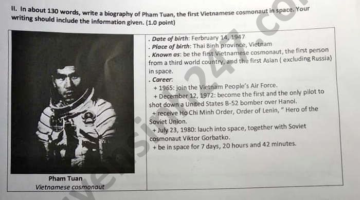 De thi hoc ki 2 mon Anh lop 11 THPT Hung Dao nam 2021