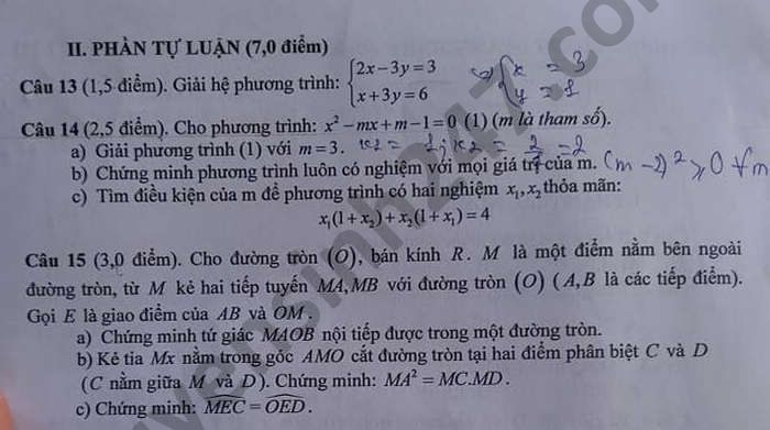 De thi hoc ki 2 mon Toan  lop 9 nam 2021 Phong GD Quang Ninh