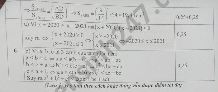 De thi hoc ki 2 nam 2021 mon Toan lop 8 THCS Buon Trap - co dap an
