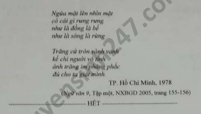 Dap an de thi vao lop 10 mon Van Chuyen tinh An Giang nam 2021