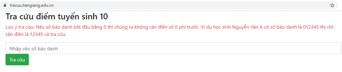 Da co diem thi vao lop 10 tinh Tien Giang 2021
