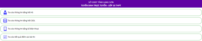 Tra cuu diem thi vao lop 10 tinh Lang Son nam 2021
