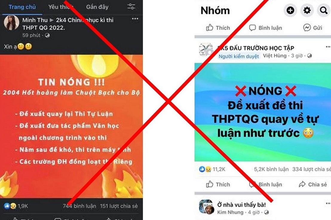 Thi tot nghiep THPT nam 2022 bang hinh thuc tu luan la tin gia