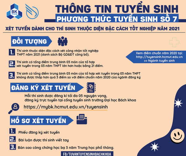 Dai hoc Bach khoa TPHCM bo sung phuong thuc xet tuyen moi