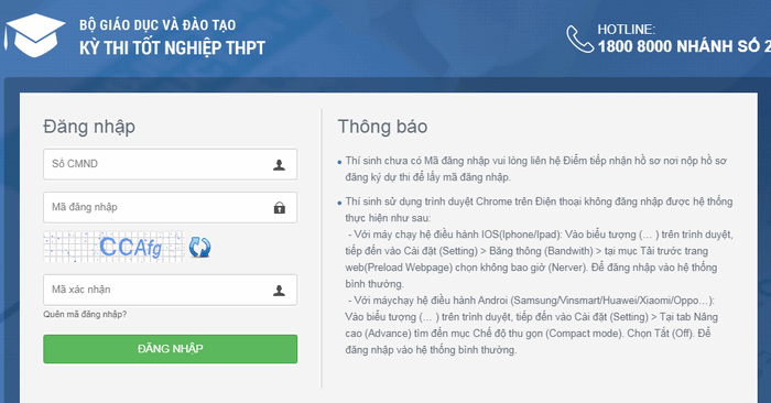Thi sinh duoc thu dieu chinh nguyen vong xet tuyen trong 2 ngay
