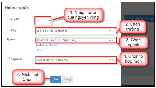 Huong dan dieu chinh nguyen vong truc tuyen 2021 - Chi tiet