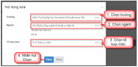 Huong dan dieu chinh nguyen vong truc tuyen 2021 - Chi tiet