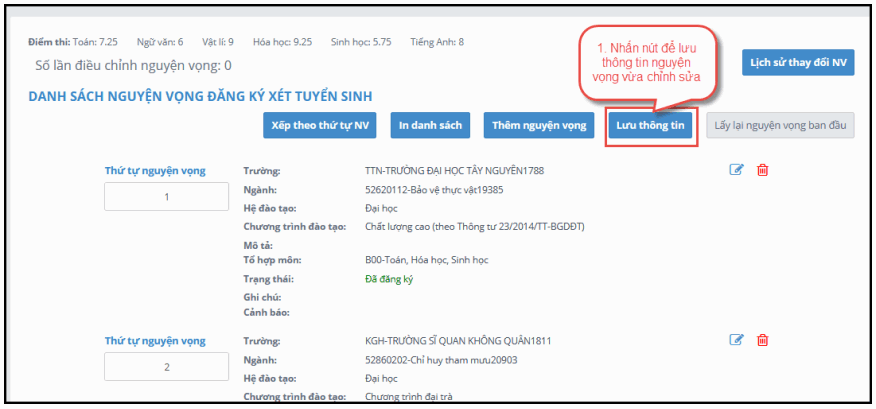 Huong dan dieu chinh nguyen vong truc tuyen 2021 - Chi tiet
